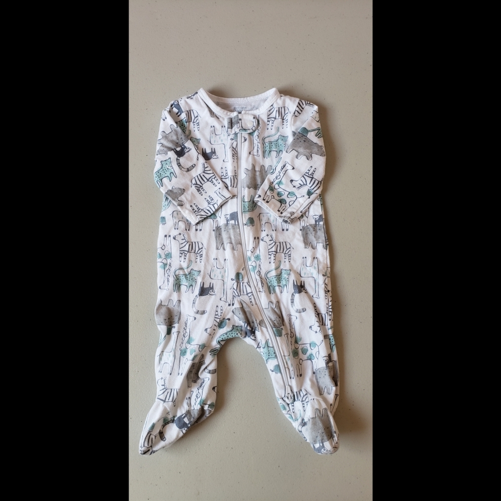 Carter's 2-way zip footie
